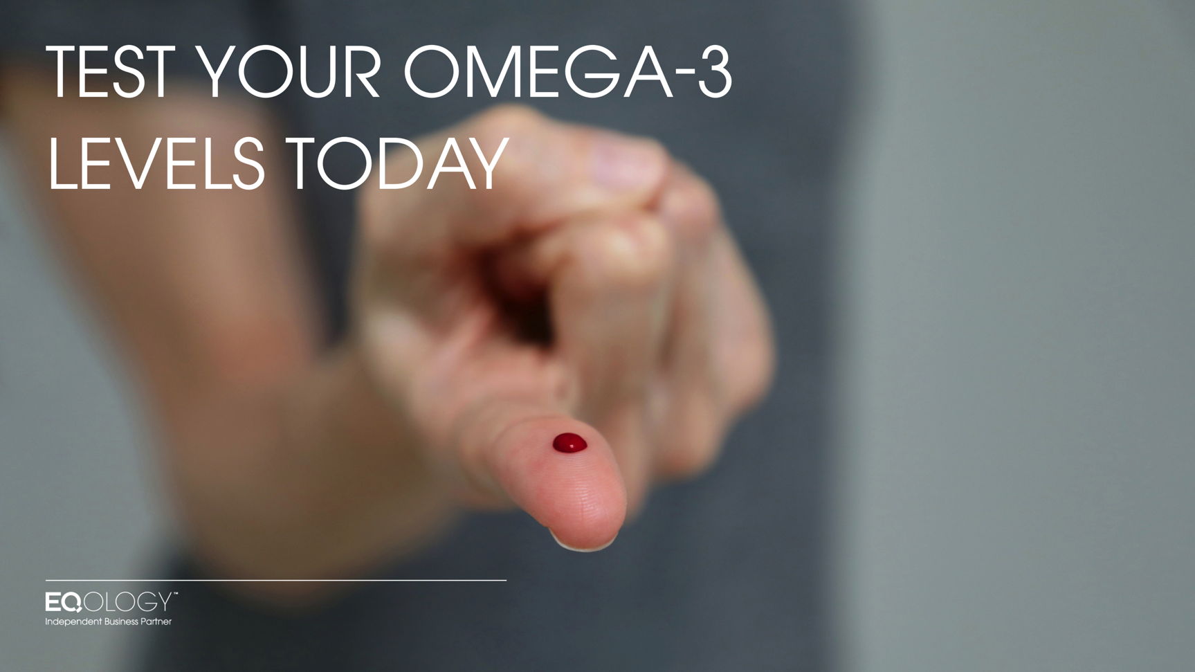 Prueba de omega-3 con dos gotas de sangre